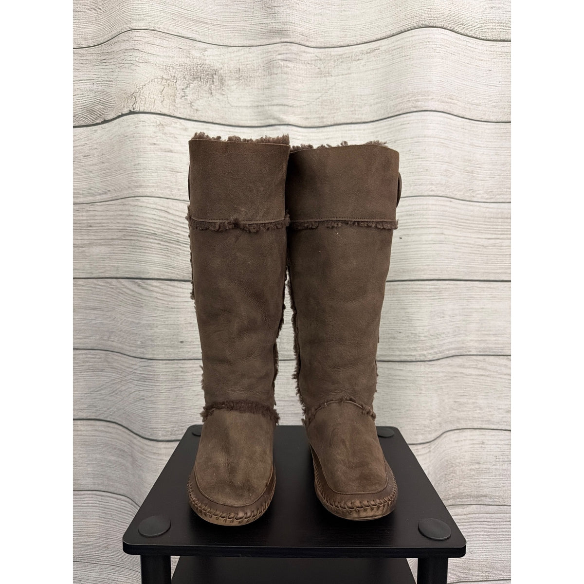 Tory Burch Amelie Tall Shearling Boots