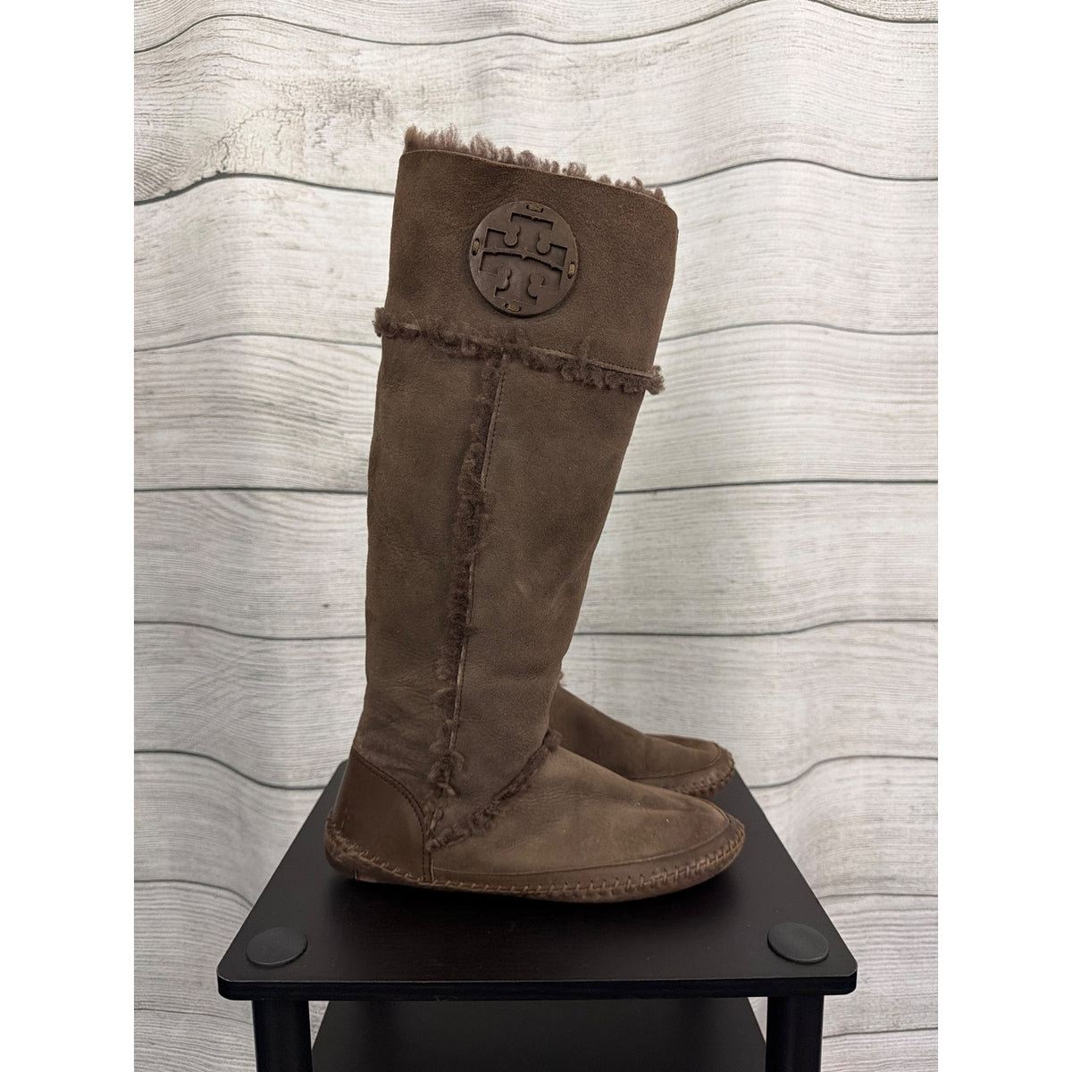Tory Burch Amelie Tall Shearling Boots