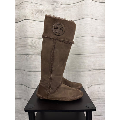 Tory Burch Amelie Tall Shearling Boots