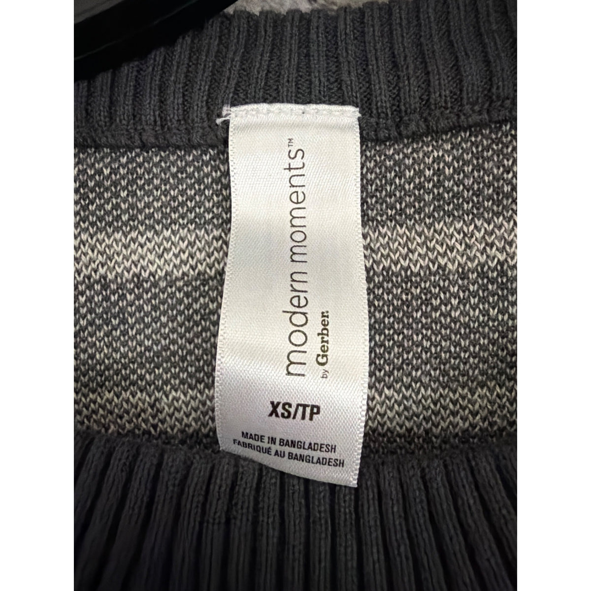 Modern Moments by Gerber Mommy and Me Jacquard Sweater Set Size XS