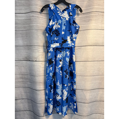 NWT Vince Camuto Blue Floral Sleeveless Romper Size S