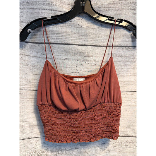 Urban Outfitters Cupro Smocked Cami Top Size M
