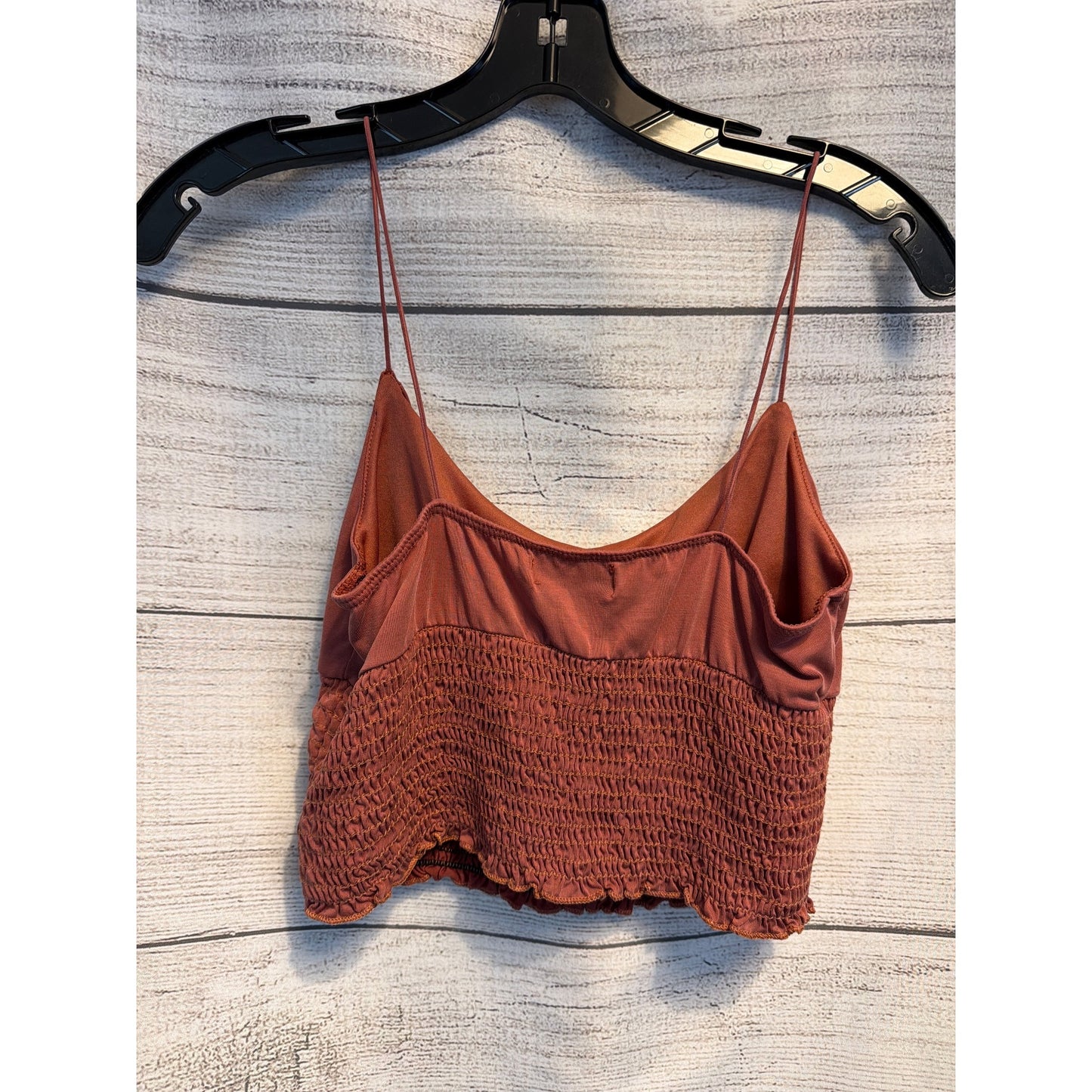 Urban Outfitters Cupro Smocked Cami Top Size M
