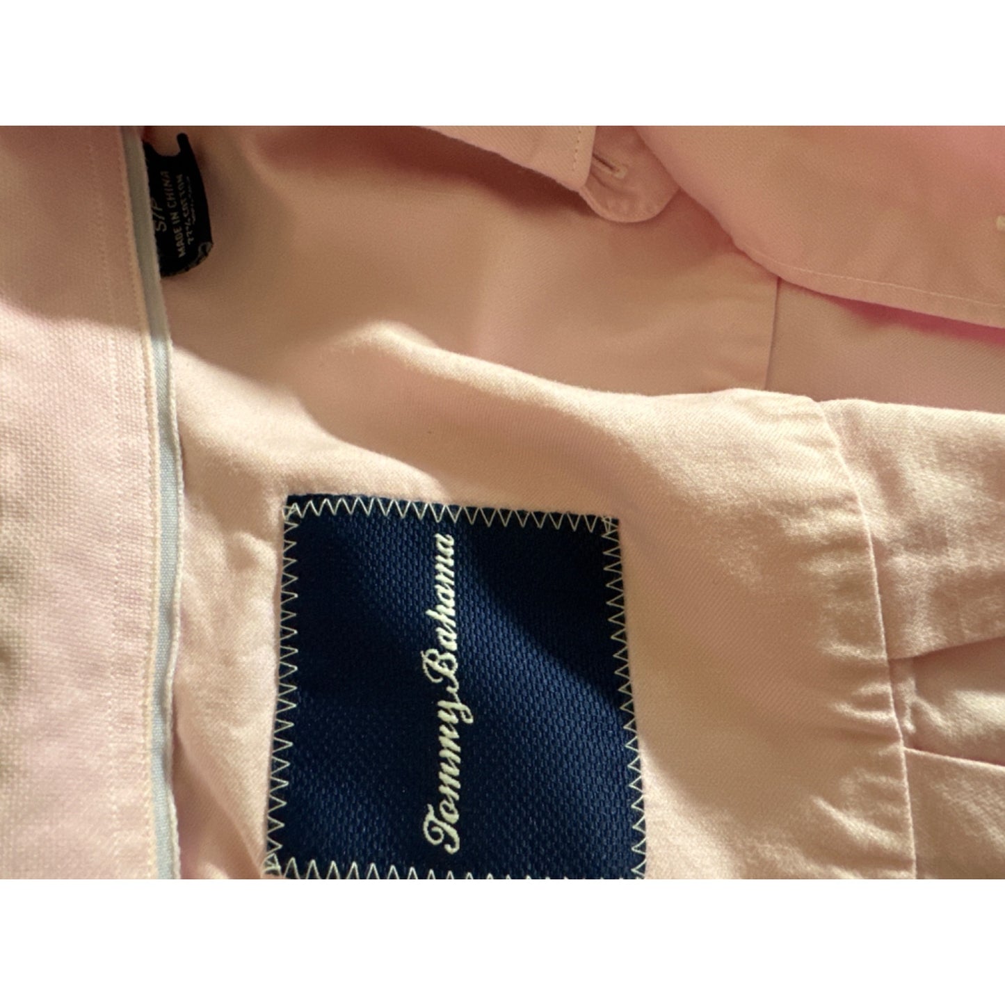 Mens Tommy Bahama Pink Button-Down Shirt Size S
