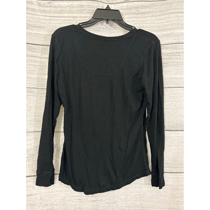 Women's black Cuddlduds thermal top Size L
