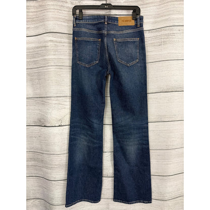 NWT The Kooples Dark Blue Flare Jeans Size 38