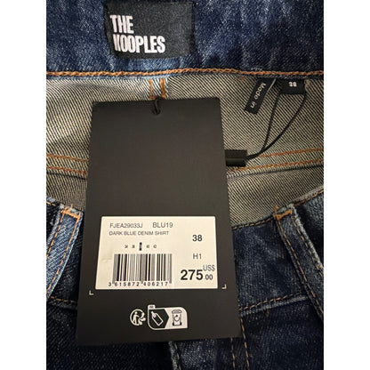 NWT The Kooples Dark Blue Flare Jeans Size 38