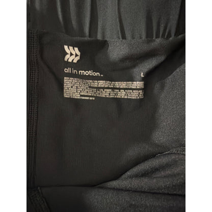 All In Motion Black Athletic Skort Size L