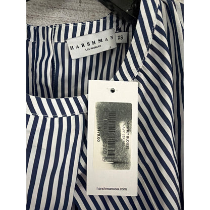 NWT Harshman Sonnet Striped Blouse Size XS