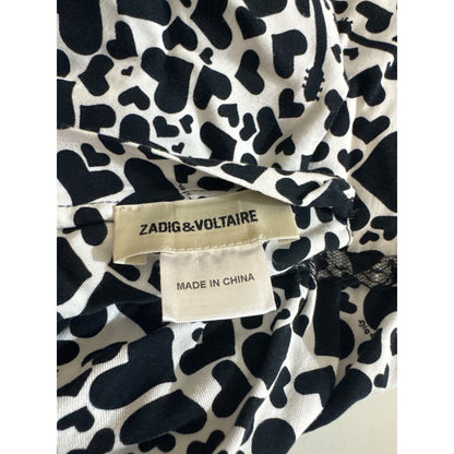 Zadig & Voltaire Heart and Guitar print dress Size S
