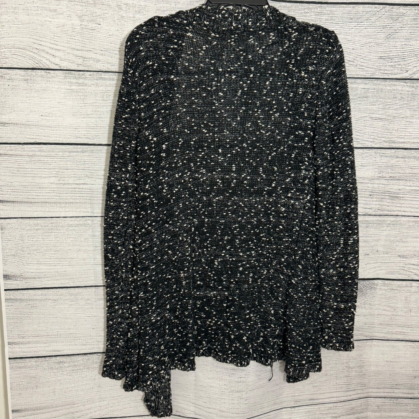 Belldini Open Front Black & White Knit Cardigan Size M