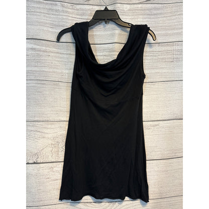 China Doll Black Sleeveless Cowl Neck Top Size S