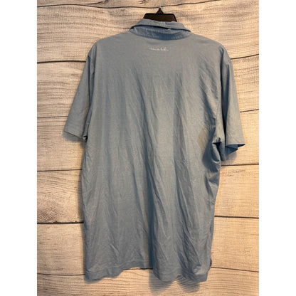 Mens Travis Mathew Blue Polo Shirt Size XL