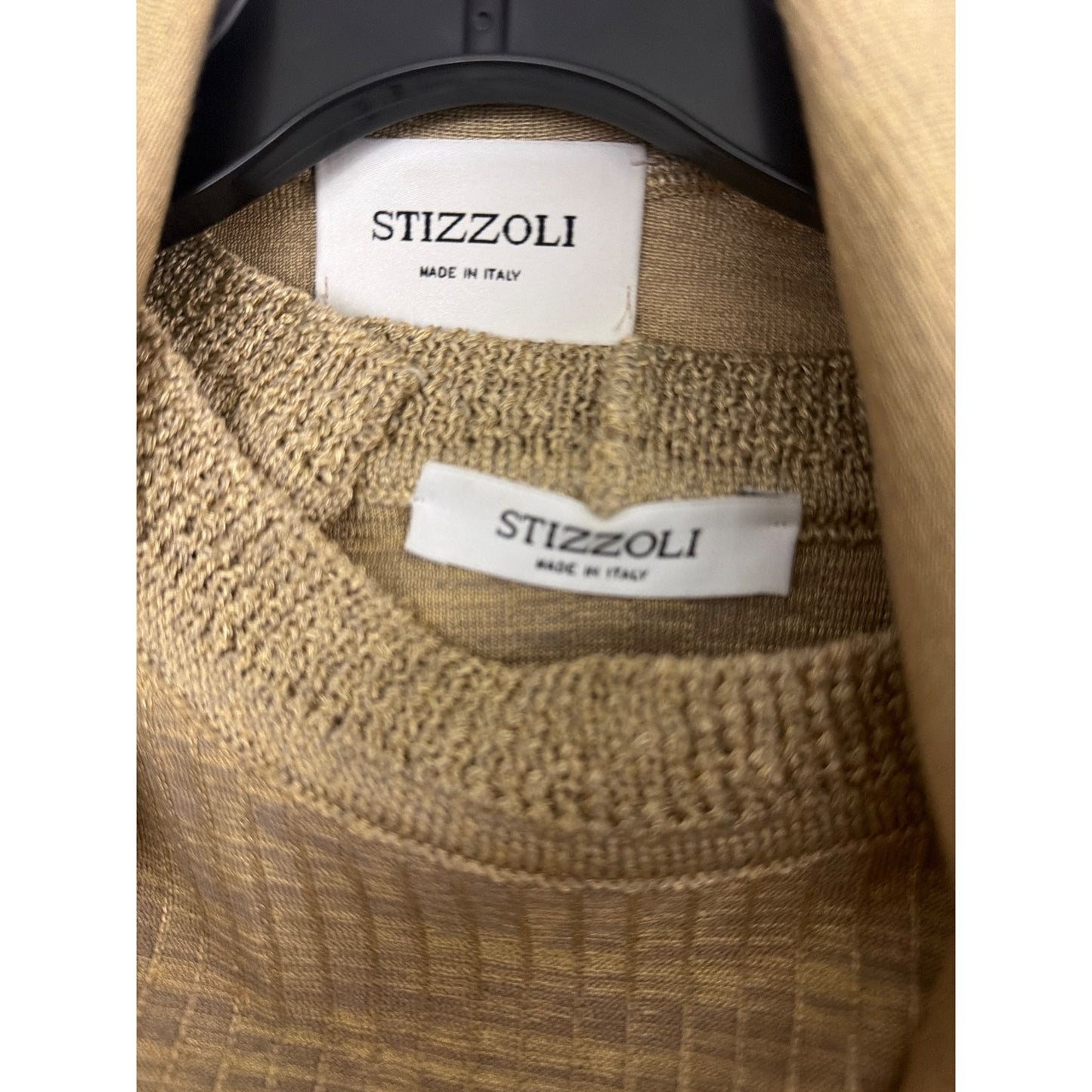 Stizzoli Shimmery Gold Knit Three Piece Set Size 50/XL
