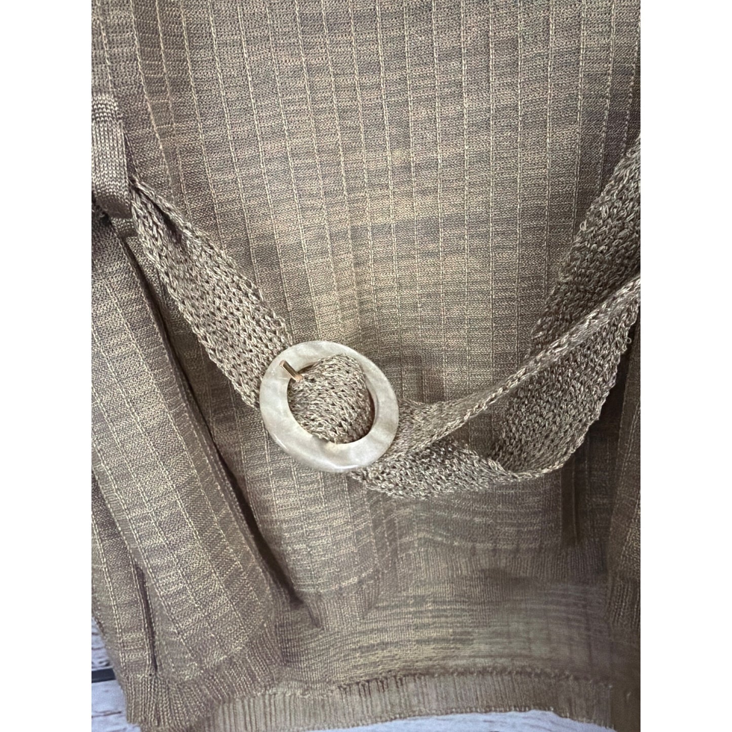 Stizzoli Shimmery Gold Knit Three Piece Set Size 50/XL