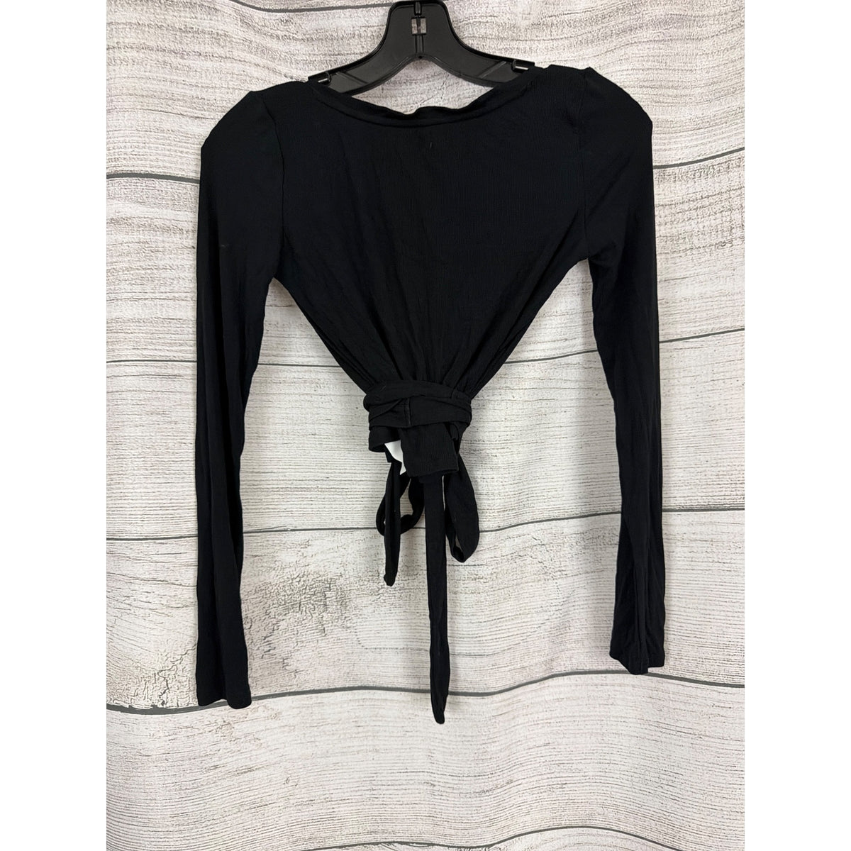 Ingia V-Neck Long Sleeve Cross Ballet Wrap Top Size XXS
