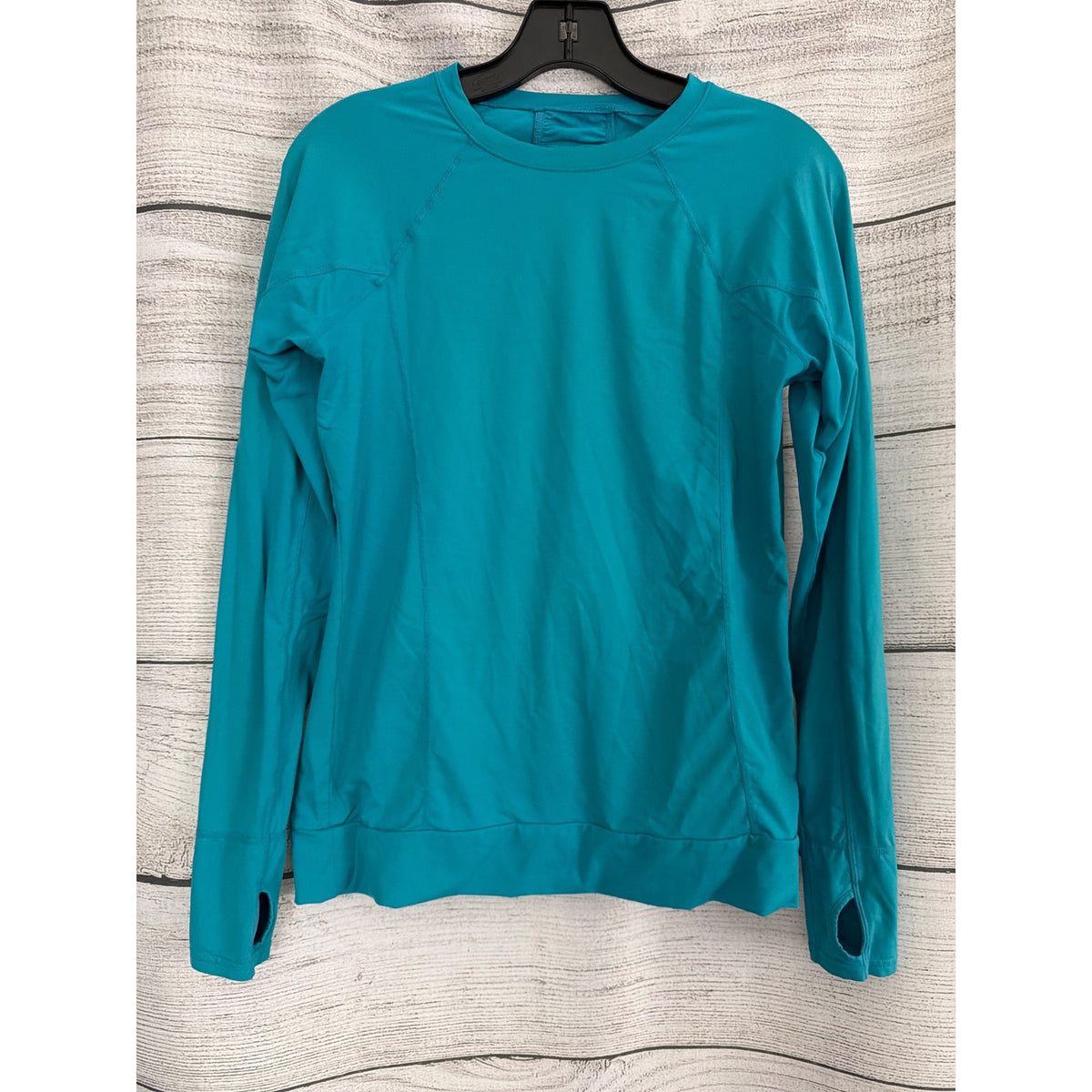 BloqUV Long Sleeve Aqua Blue Long Sleeve Shirt Size M