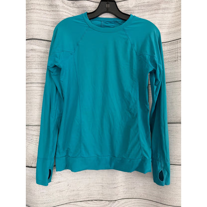 BloqUV Long Sleeve Aqua Blue Long Sleeve Shirt Size M