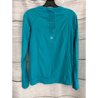 BloqUV Long Sleeve Aqua Blue Long Sleeve Shirt Size M