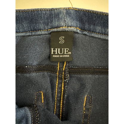 Hue Blue Denim Leggings/Jeggings Size Small