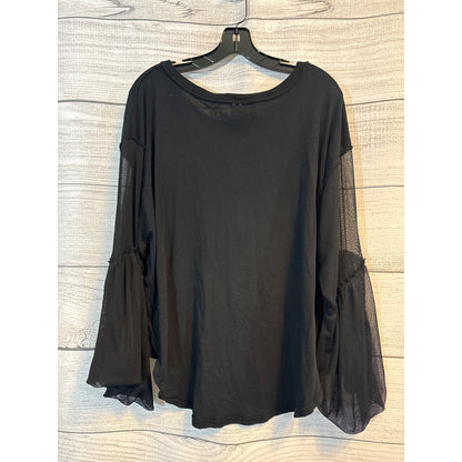 Free People Still Got it Mesh Bell Sleeves Size S