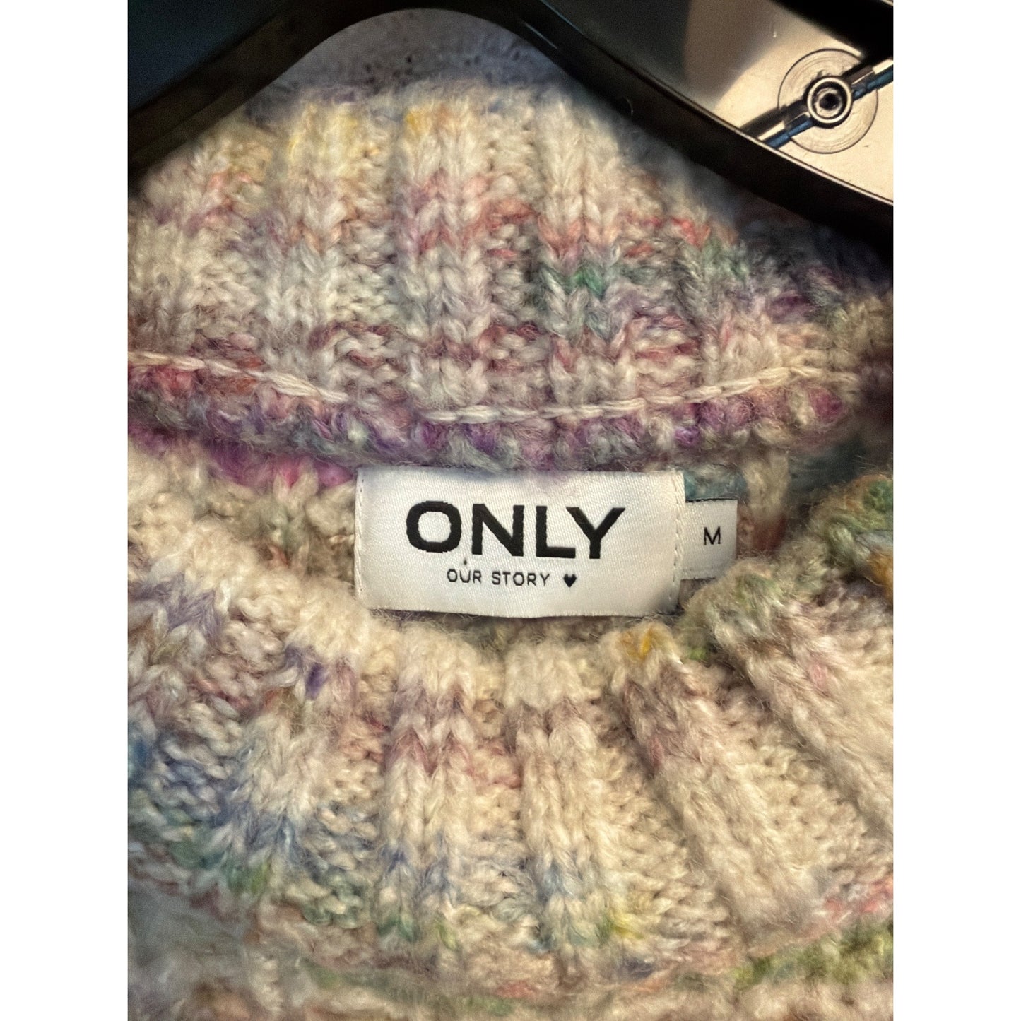 Asos ONLY Multicolor Knit Sweater Size M
