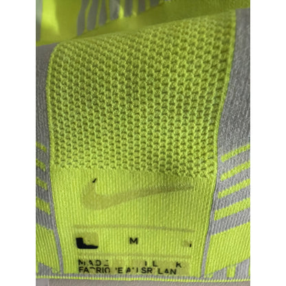 Nike FE/NOM Flyknit Volt/Lime High-Support Sports Bra Size M