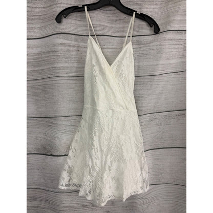 Eilly Bazar White Lace Romper Size XS