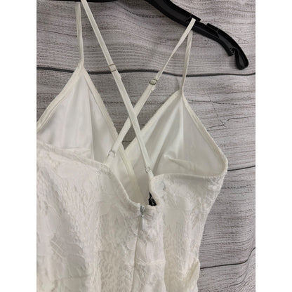 Eilly Bazar White Lace Romper Size XS