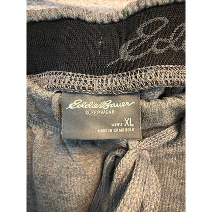Eddie Bauer Mens Gray Sleepwear Shorts Size XL