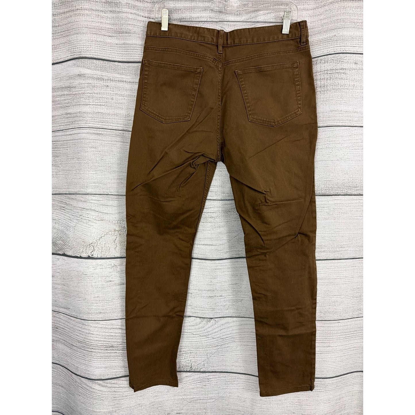 Mens H&M Brown Slim Fit Pants Size 30