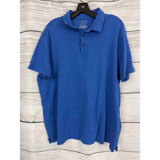 Mens Apt. 9 Premier Flex Blue Polo Shirt Size XL