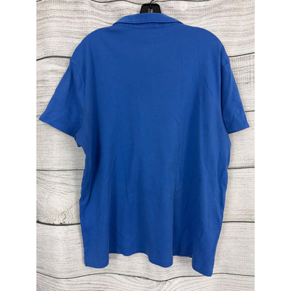 Mens Apt. 9 Premier Flex Blue Polo Shirt Size XL