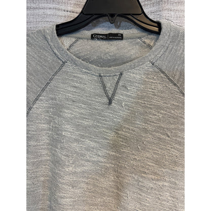 Gypsy 05 Gray Long-Sleeve Pullover Sweater Size XS