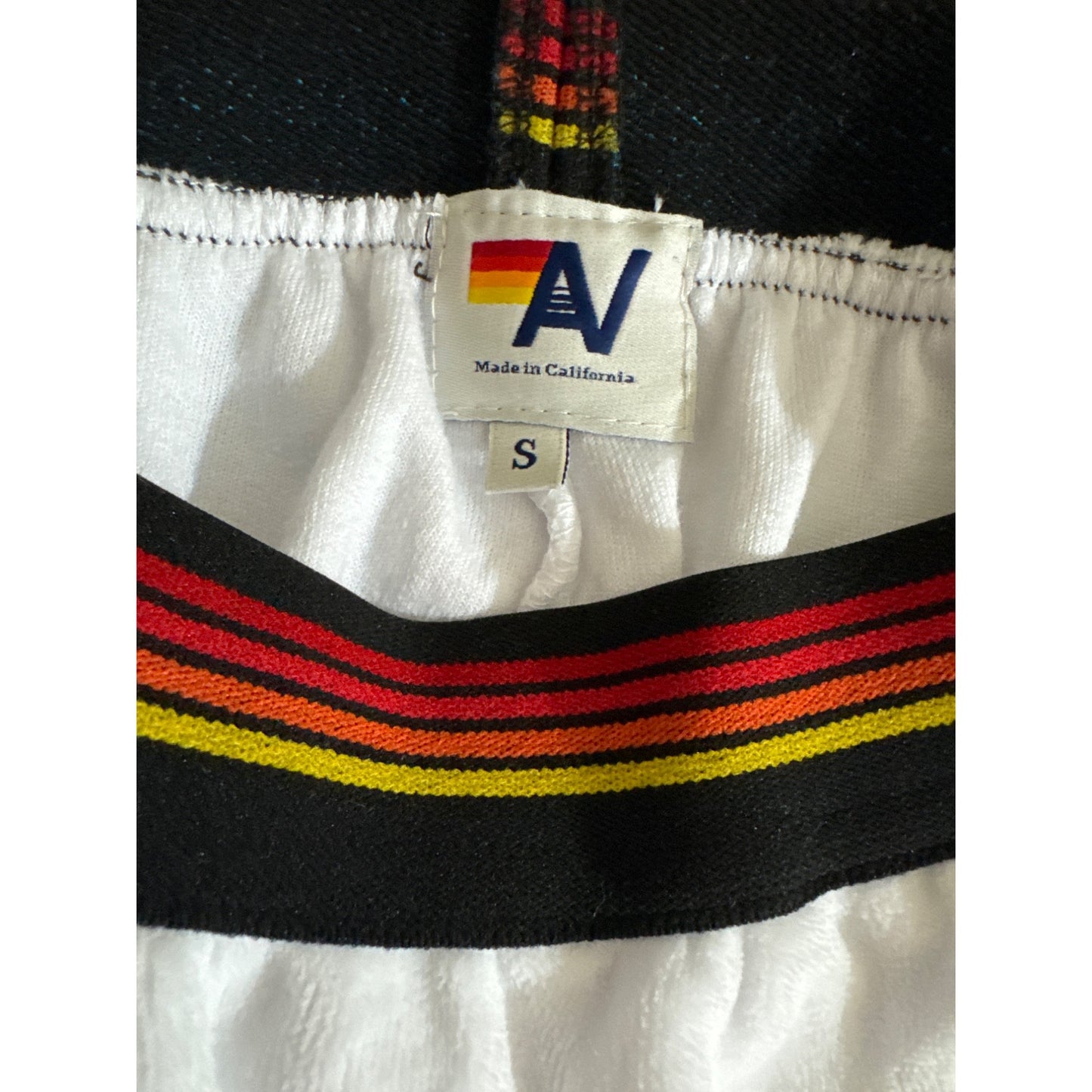 Aviator Nation Logo Stripe Lounger Shorts Size S