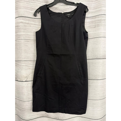 Theory Black Sleeveless Sheath Dress w Pockets Size 8