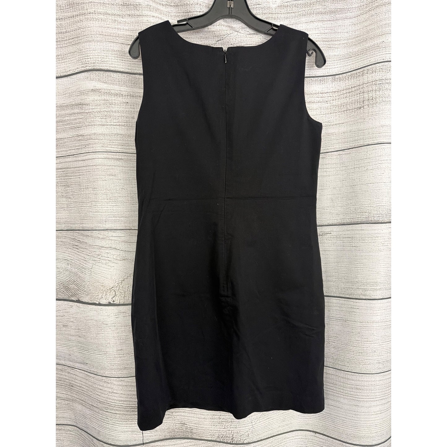 Theory Black Sleeveless Sheath Dress w Pockets Size 8