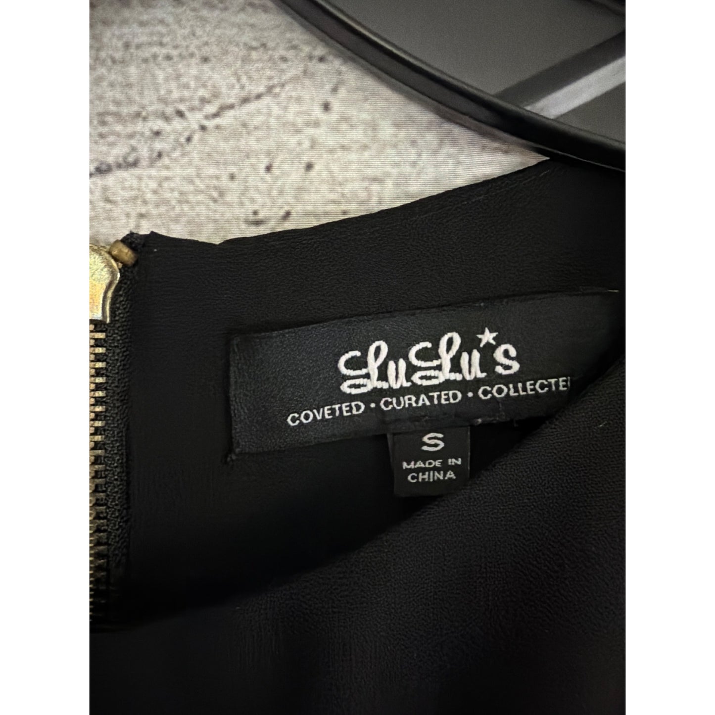 Lulus Shift and Shout Black Shift Dress Size S