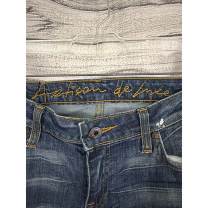 Artisan De Luxe Distressed Flare Jeans Size 28