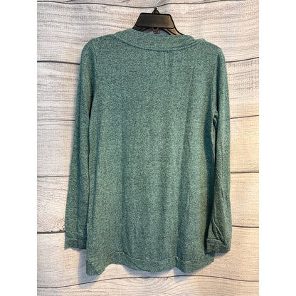Harlowe & Graham V-Neck Long Sleeve Sweater Green Size M