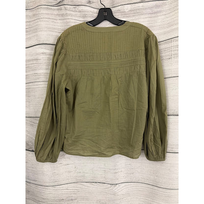 Cleobella River Pintuck Peasant Blouse Size M