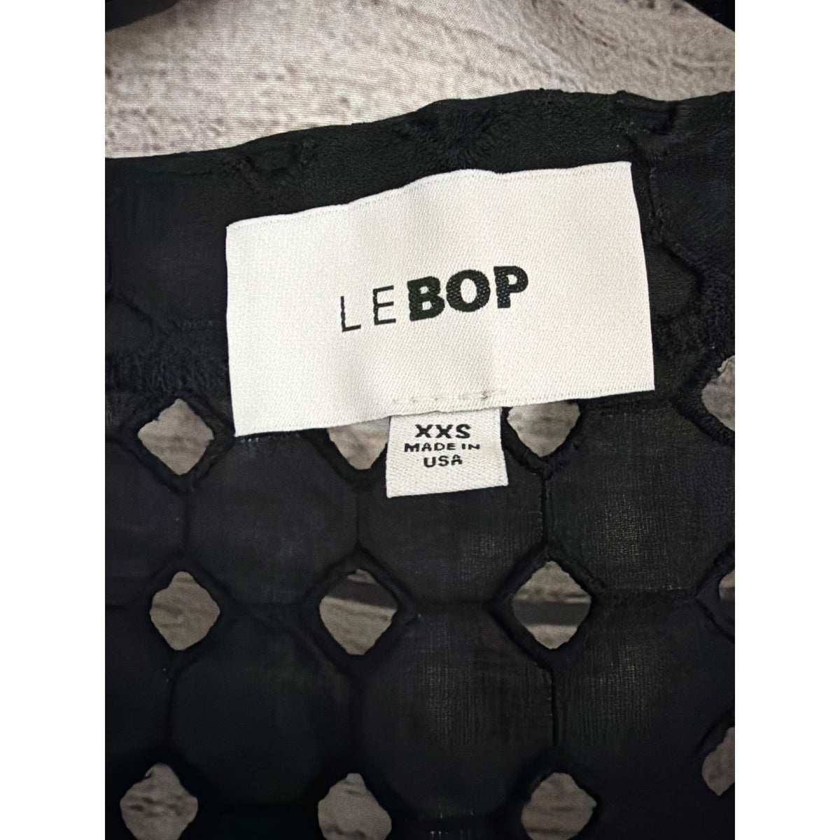 Le Bop Eyelet Desiree Crop Top & Lucia Shorts Set Size XXS