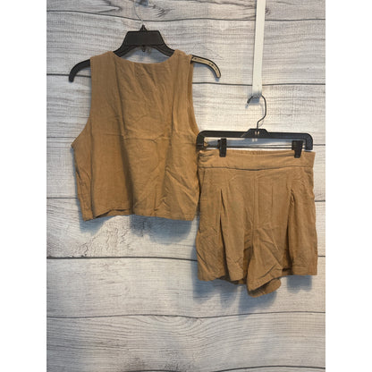 Automet Summer Two Piece Brown Outfit Size M
