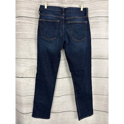 Mens Old Navy Slim Built-In Flex Dark Wash Jeans W30 L30