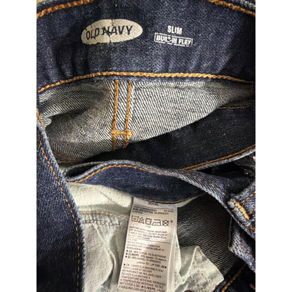 Mens Old Navy Slim Built-In Flex Dark Wash Jeans W30 L30