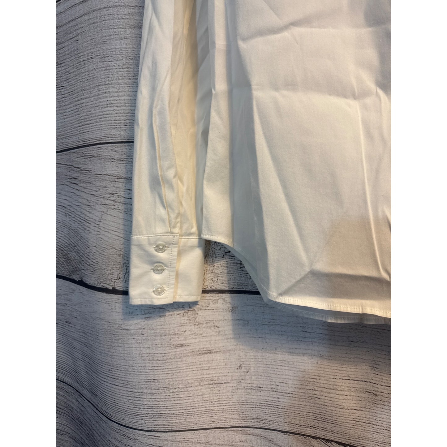 Milly White Button-Down Shirt Size 2