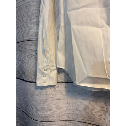 Milly White Button-Down Shirt Size 2
