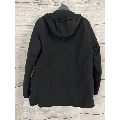 Mens J. Crew Black 3-In-1 System Jacket With Hood Size S