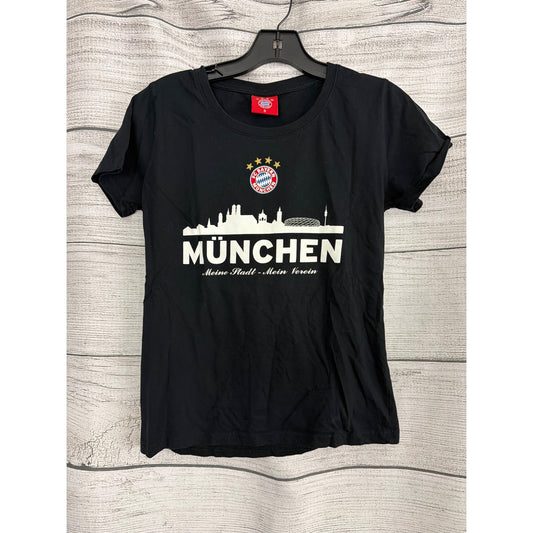FC Bayern München Skyline Black T-Shirt Size S