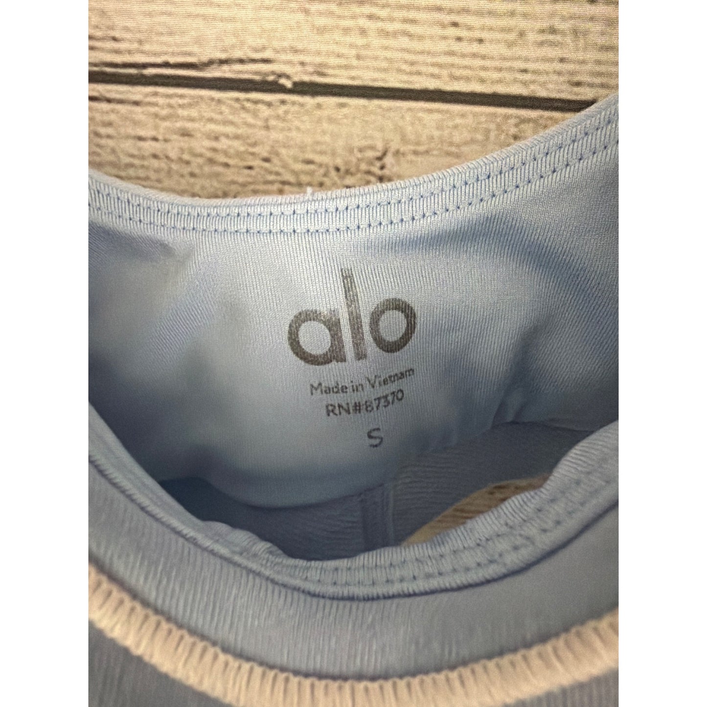Alo Yoga Airbrush High-Waist Heart Throb Bra and Leggings Size S